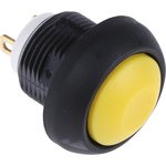 ISR3SAD500, IS Series Series Push Button Switch, Momentary, 13.6mm Cutout, SPST ...