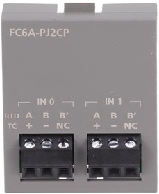 FC6A-PJ2CP, 2pt Thermocouple RTD Input