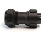 Circular Connector, 4 Contacts, Cable Mount, Plug, Male, IP68