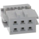 71600-606LF, 6-Way IDC Connector Receptacle for Surface Mount, 2-Row