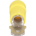 EDV10-250M-Q, MALE DISCONNECT, 6.3MM, 12-10AWG, YELLOW