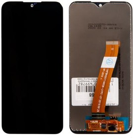 (A015F) дисплей в сборе с тачскрином (модуль) для Samsung Galaxy A01 (SM-A015F) черный (узкий коннектор)