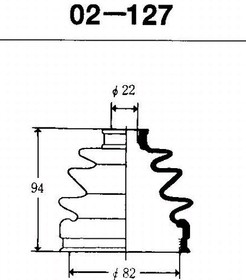 02-127, Пыльник шруса