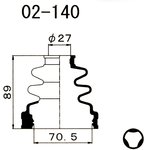 02-140, Пыльник шруса