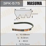 3PK-575, Ремень поликлиновой 3PK575 Masuma