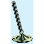 A200/009, M16 Stainless Steel Adjustable Foot, 1750kg Static Load Capacity 10° ...