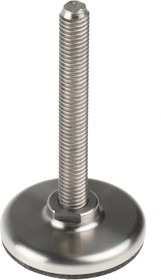 Фото 1/3 A300/002, M8 Stainless Steel Adjustable Foot, 450kg Static Load Capacity