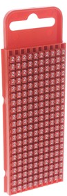 Фото 1/2 561-01622 WIC1-2-PA66-RD, WIC1 Snap On Cable Markers, Red, Pre-printed "2", 2 → 2.8mm Cable