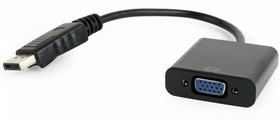 A-DPM-VGAF-02, Адаптер; DisplayPort 1.1a; 0,15м; Цвет: черный; Серия: Cablexpert