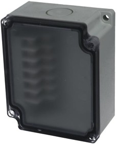 PTT-10680-C, Electrical Enclosures Junction Box 6 Side Terminal Blocks with Clear Cover (3.6 X 3 X 1.7 In)
