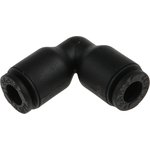 3102 04 00, LF3000 Series Elbow Tube-toTube Adaptor, Push In 4 mm to Push In 4 ...