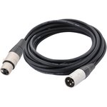 Cordial CFM 7,5 FM микрофонный кабель XLR female/XLR male, 7,5 м, черный