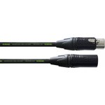 Cordial CRM 7,5 FM-BLACK микрофонный кабель XLR female/XLR male ...
