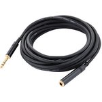 Cordial CFM 7.5 VK инструментальный кабель джек стерео 6.3мм male/джек стерео 6.3мм female, 7.5м, черный