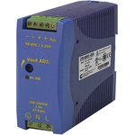 DRAN60-48A, DRAN60 DIN Rail Power Supply, 85 264V ac ac Input, 48V dc dc Output ...