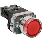 xb2-bw42-24, BA42 button with 24 V socket, red NC PROxima