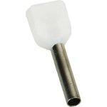TE7510 white, сдвоенные Наконечник для провода 2x0,75 мм2 L=10 мм / TE7510 white