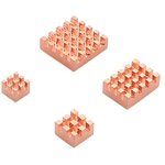 Pure Copper Heat Sink Kit for Raspberry Pi, Набор медных радиаторов для ...