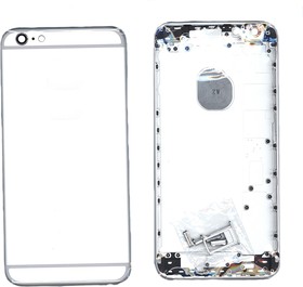 Задняя крышка для iPhone 6S Plus (5.5) серебристая