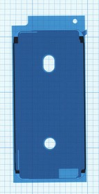 Водозащитная прокладка (проклейка) для iPhone 6s белая