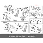 Колодки передние RAV 4 TOYOTA 04465-42190