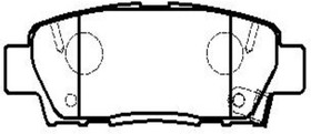 Колодки тормозные TOYOTA Avalon 1993-2005 задн. \ GK1054 (CKT-40)