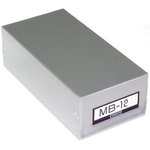 MB10-7-20, MB Series Silver Aluminium Enclosure, Silver Lid, 200 x 100 x 65mm