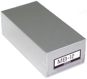 MB10-7-20, MB Series Silver Aluminium Enclosure, Silver Lid, 200 x 100 x 65mm
