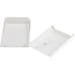 A0615107, Comtec Series White ABS Desktop Enclosure, Sloped Front, 200 x 150 x 71.5mm