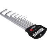 01416, 7 piece L Shape Metric Hex Key Set, 1.5 → 6mm