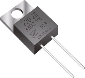PWR220T-20-47R0F, Резистор в сквозное отверстие, 47 Ом, Серия PWR220T-20, 20 Вт, ± 1%, TO-220, 250 В