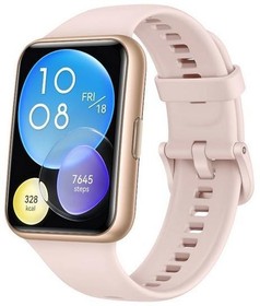 Фото 1/9 Смарт-часы Huawei Watch Fit 2 Yoda-B09S 1.74" AMOLED корп.розовый рем.розовый разм.брасл.:130-210мм (55028915)