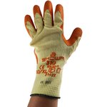 SHO310Y4, Yellow Polyester Cotton Fibre General Purpose Work Gloves, Size 10 ...