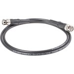 205 21 21 1000A, Male BNC to Male BNC Coaxial Cable, 1m, RG58C/U Coaxial, Terminated
