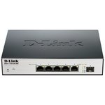 D-Link DGS-1100-06/ME/A1B Управляемый L2 коммутатор с 5 портами ...