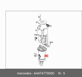 Фильтр топливный MERCEDES-BENZ A447 477 00 00