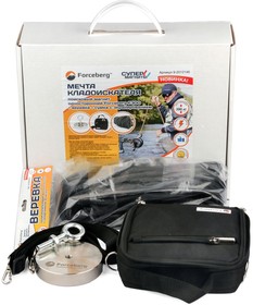 Фото 1/10 Мечта кладоискателя: поисковый магнит Forceberg F300 + веревка + сумка с экранированием