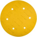 Шлифовальный круг на липучке " Giraffe GOLD 225мм, 6 отв., Р240 AF-GG6-240