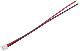 Фото 1/2 SCT2001H-02PL100 (HK0083-0009), Розетка на кабель 2,0мм 2pin с проводом 100мм