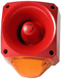 Фото 1/2 PNC-0034, PNC Series Amber Sounder Beacon, 10 → 60 V dc, IP66, Side Mount, 116dB at 1 Metre