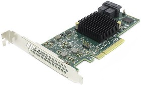 Фото 1/2 Адаптер Broadcom/LSI 9300-8i (H5-25573-00) (PCI-E 3.0 x8, LP, internal) SGL SAS12G, 8port (2*intSFF8643), 1 year
