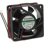 PMD1206PTV2-A.U.GN, PMD Series Axial Fan, 12 V dc, DC Operation, 53.5m³/h, 3.2W ...