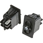 V45AS00C-00000-XMT2, SPDT, On-On Non-Latching Rocker Switch