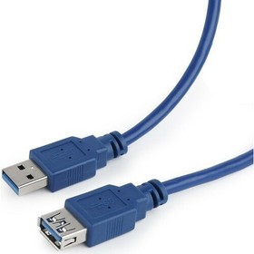 Кабель удлинитель Filum USB 3.0, 1.8 м., синий, разъемы: USB A male-USB A female, пакет. (FL-C-U3-AM-AF-1.8M)