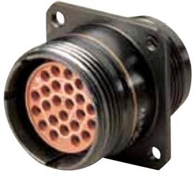MTC-12-FF, Thermocouple Connector, Flanged, Socket, Type RTD, Multipin, 12 Positions, MTC Series