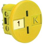 RMJ-KI-R, Thermocouple Connector, Socket, Type K, Miniature, Round Hole/Face ...