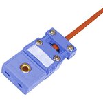 SMPW-CC-TI-F, Thermocouple Connector, Socket, Type T, Cable Clamp Miniature ...
