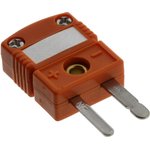 SMPW-NI-M, Thermocouple Connector, Plug, Type N, Miniature, 2 Positions, IEC ...