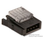 37104-A206-00E MB, 4-Way IDC Connector Plug for Cable Mount, 1-Row