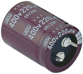 EKMQ401VSN101MP25S, 100µF Electrolytic Capacitor 400V dc, Through Hole -